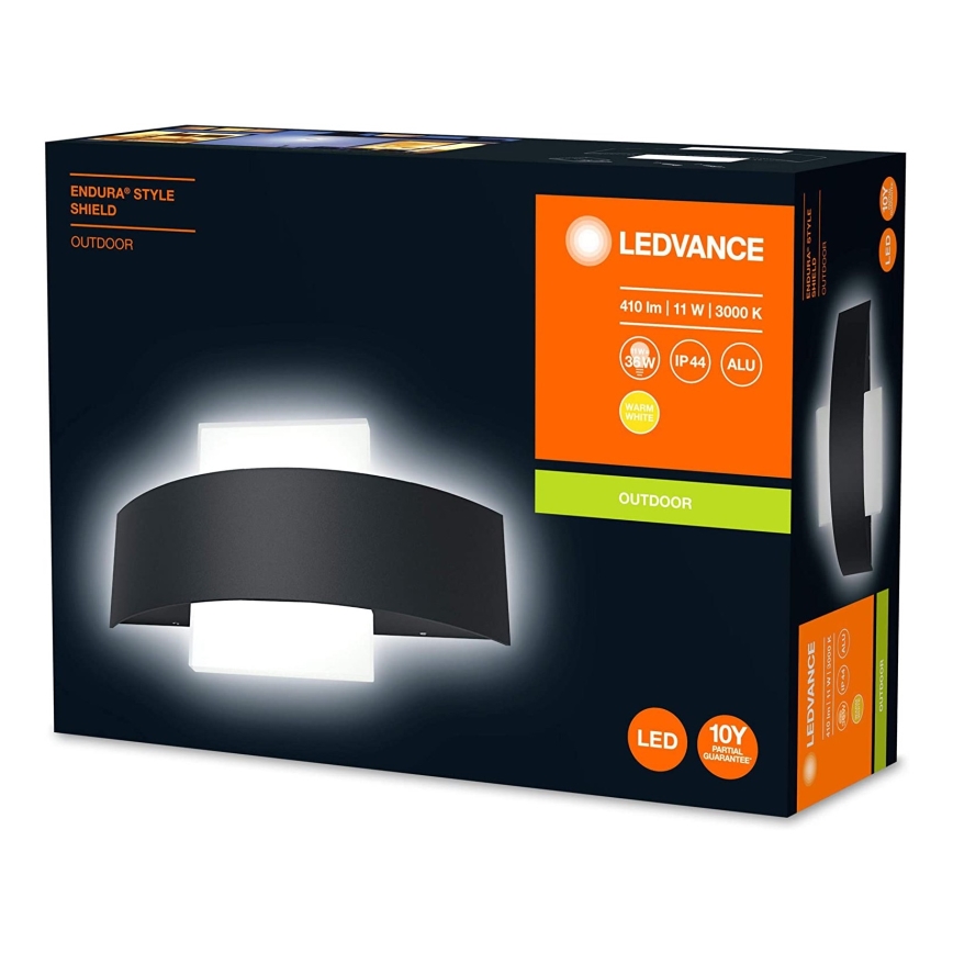 Ledvance - LED Vanjska zidna svjetiljka SHIELD LED/11W/230V IP44