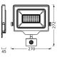 Ledvance - LED Vanjski zidni reflektor sa senzorom FLOODLIGHT ESSENTIAL LED/100W/230V IP65