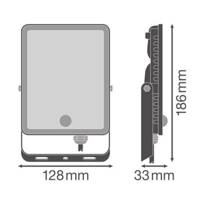 Ledvance - LED Vanjski reflektor sa senzorom FLOODLIGHT LED/30W/230V 6500K IP65