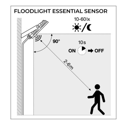 Ledvance - LED Vanjski reflektor sa senzorom FLOODLIGHT LED/30W/230V 6500K IP65