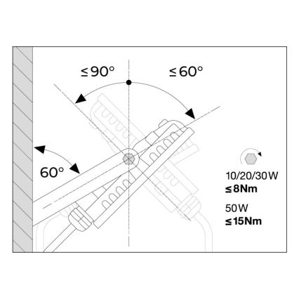 Ledvance - LED Vanjski reflektor sa senzorom FLOODLIGHT LED/30W/230V 6500K IP65