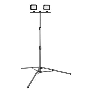 Ledvance - LED Vanjski reflektor sa stalkom WORKLIGHT TRIPOD 2xLED/10W/230V 6500K IP65