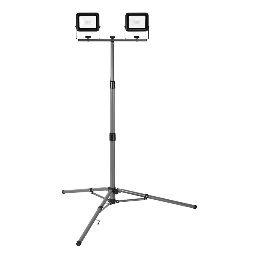 Ledvance - LED Vanjski reflektor sa stalkom WORKLIGHT TRIPOD 2xLED/20W/230V 6500K IP65