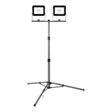 Ledvance - LED Vanjski reflektor sa stalkom WORKLIGHT TRIPOD 2xLED/30W/230V 6500K IP65