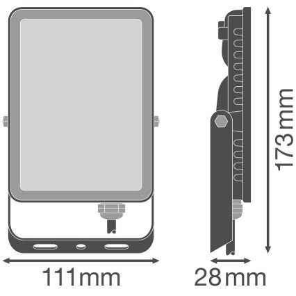 Ledvance - LED Vanjski zidni reflektor FLOODLIGHT LED/20W/230V 4000K IP65