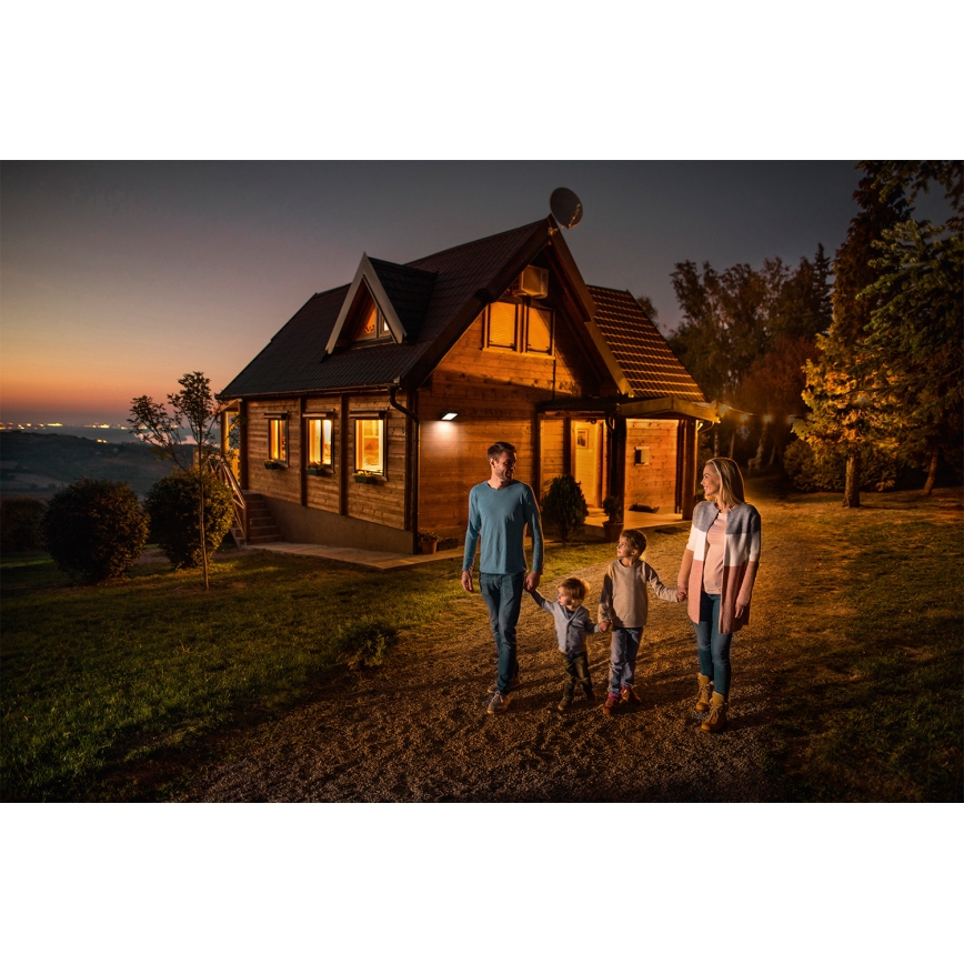 Ledvance - LED vanjski zidni reflektor s senzorom pokreta i sumraka FLOODLIGHT LED/30W/230V IP65