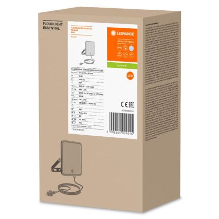 Ledvance - LED Vanjsko zidno svjetlo s senzorom FLOODLIGHT LED/20W/230V IP65