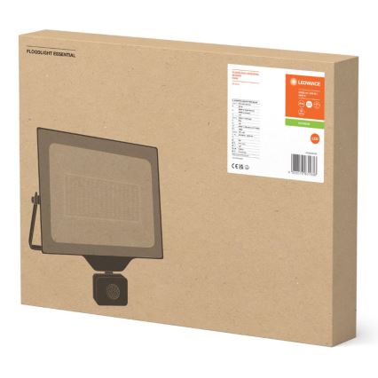 Ledvance - LED vanjski zidni reflektor sa senzorom FLOODLIGHT ESSENTIAL LED/200W/230V IP65