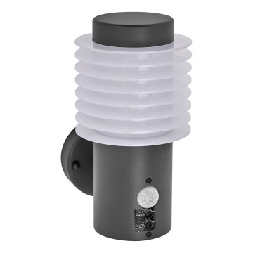 Ledvance - LED vanjsko zidno svjetlo sa senzorom ENDURA RONDO LED/9,5W/230V IP44 antracit