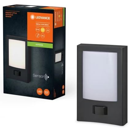 Ledvance - LED vanjsko zidno svjetlo sa senzorom ENDURA STYLE LED/13W/230V IP44