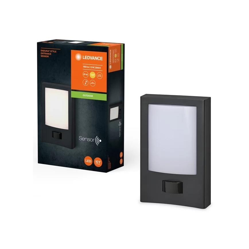 Ledvance - LED vanjsko zidno svjetlo sa senzorom ENDURA STYLE LED/13W/230V IP44
