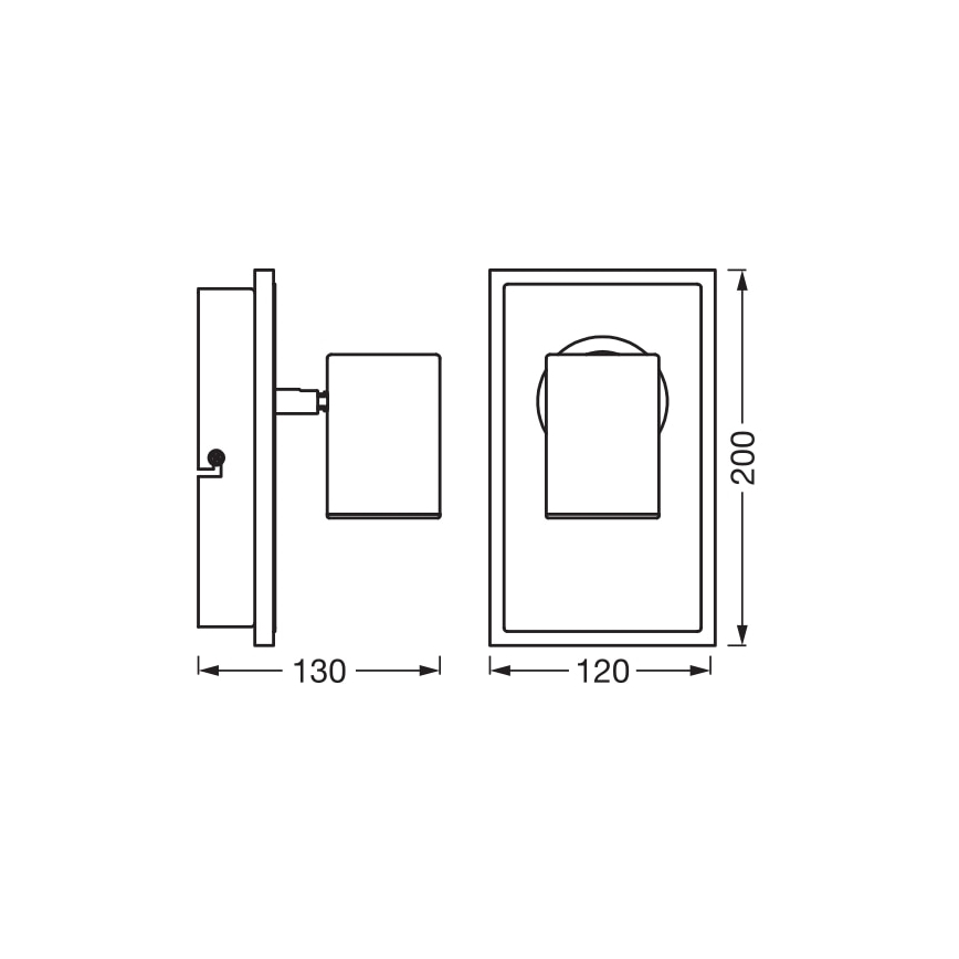 Ledvance - LED Zidna reflektorska svjetiljka DECOR MARS LED/16,5W/230V