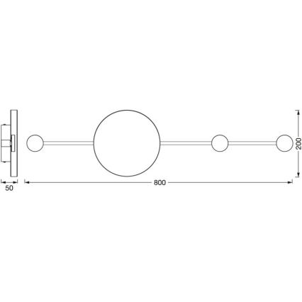 Ledvance - LED Zidna svjetiljka DECOR WOOD LED/6W/230V