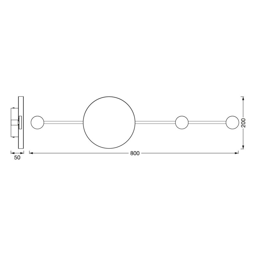 Ledvance - LED Zidna svjetiljka DECOR WOOD LED/6W/230V