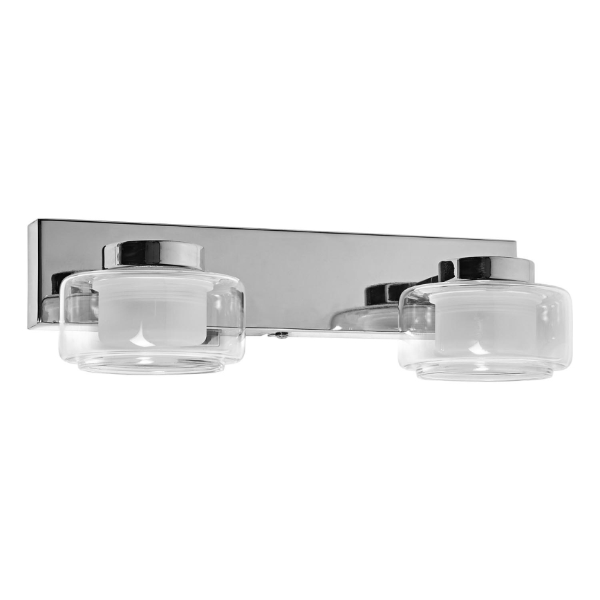 Ledvance - LED Zidna svjetiljka za kupaonicu ORBIS FLAME 2xLED/5,5W/230V 3000/4000K IP44 krom