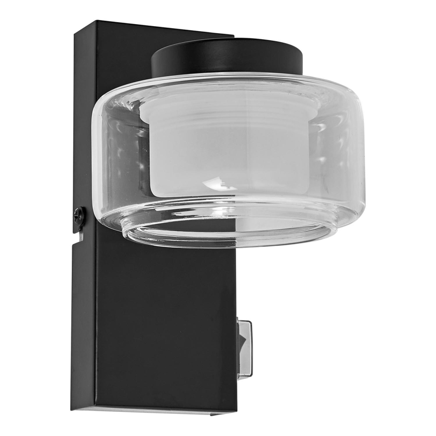 Ledvance - LED Zidna svjetiljka za kupaonicu ORBIS FLAME LED/5,5W/230V 3000/4000K IP44 crna