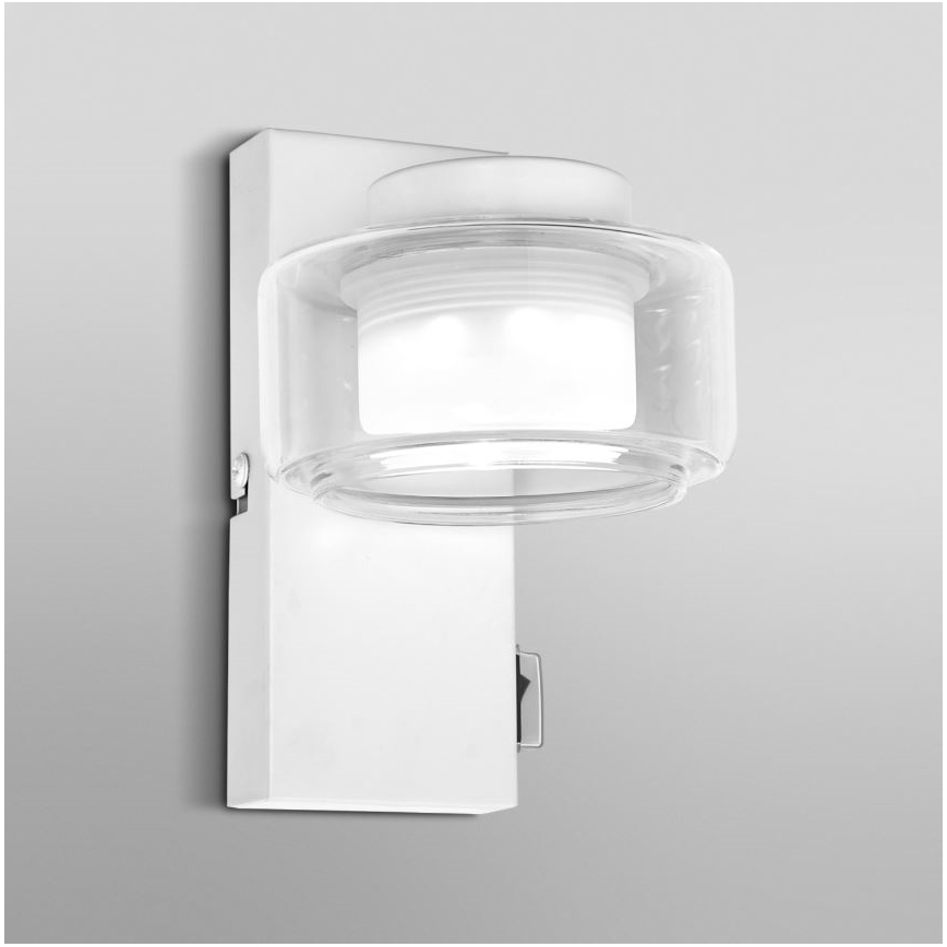 Ledvance - LED Zidna svjetiljka za kupaonicu ORBIS FLAME LED/5,5W/230V 3000/4000K IP44 bijela