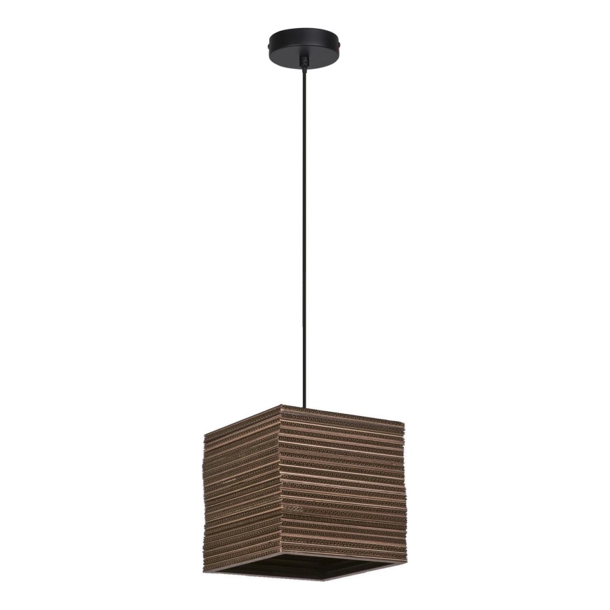 Ledvance - Luster na sajli DECOR CARDBOARD 1xE27/15W/230V 25x25 cm