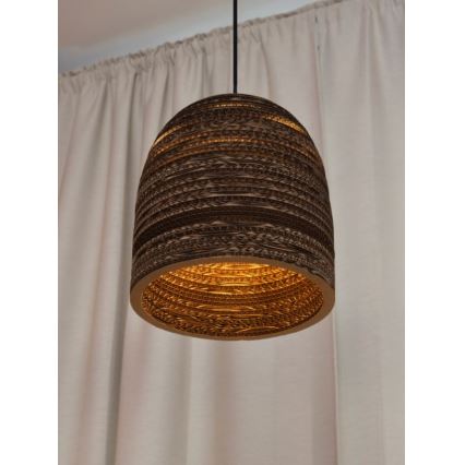 Ledvance - Luster na sajli DECOR CARDBOARD 1xE27/15W/230V pr. 25 cm