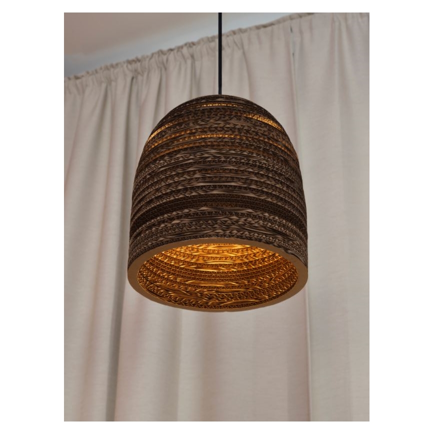 Ledvance - Luster na sajli DECOR CARDBOARD 1xE27/15W/230V pr. 25 cm