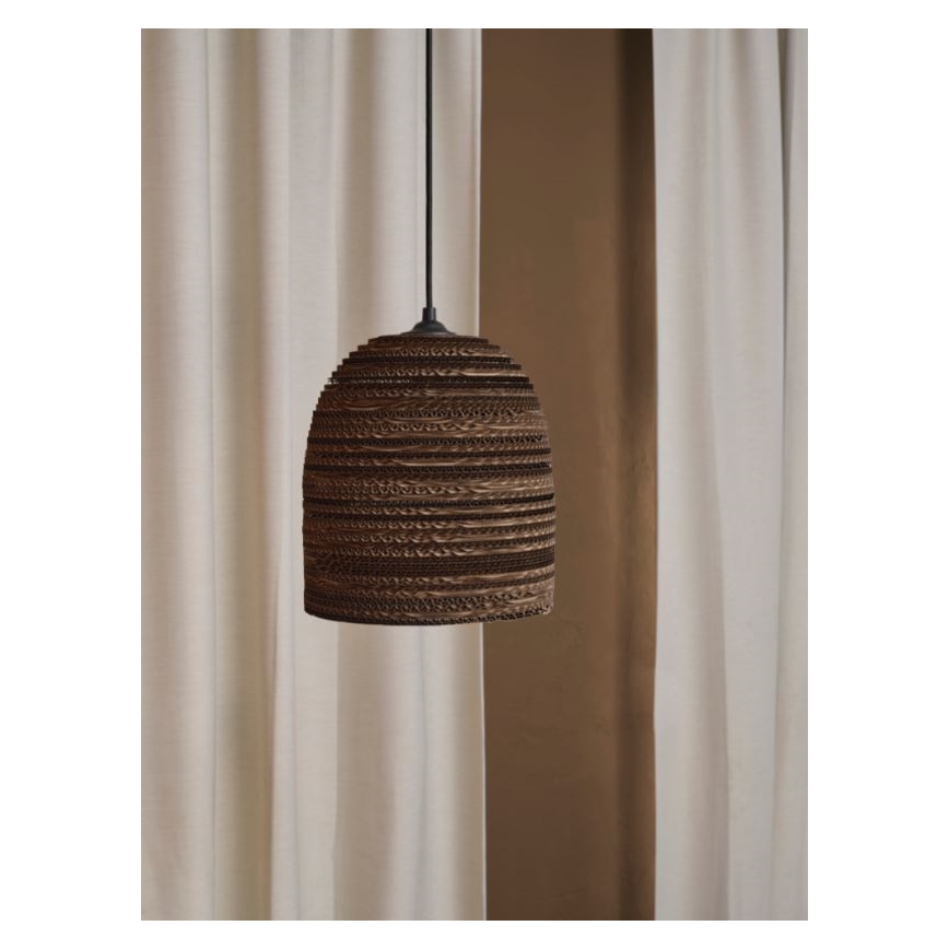 Ledvance - Luster na sajli DECOR CARDBOARD 1xE27/15W/230V pr. 25 cm