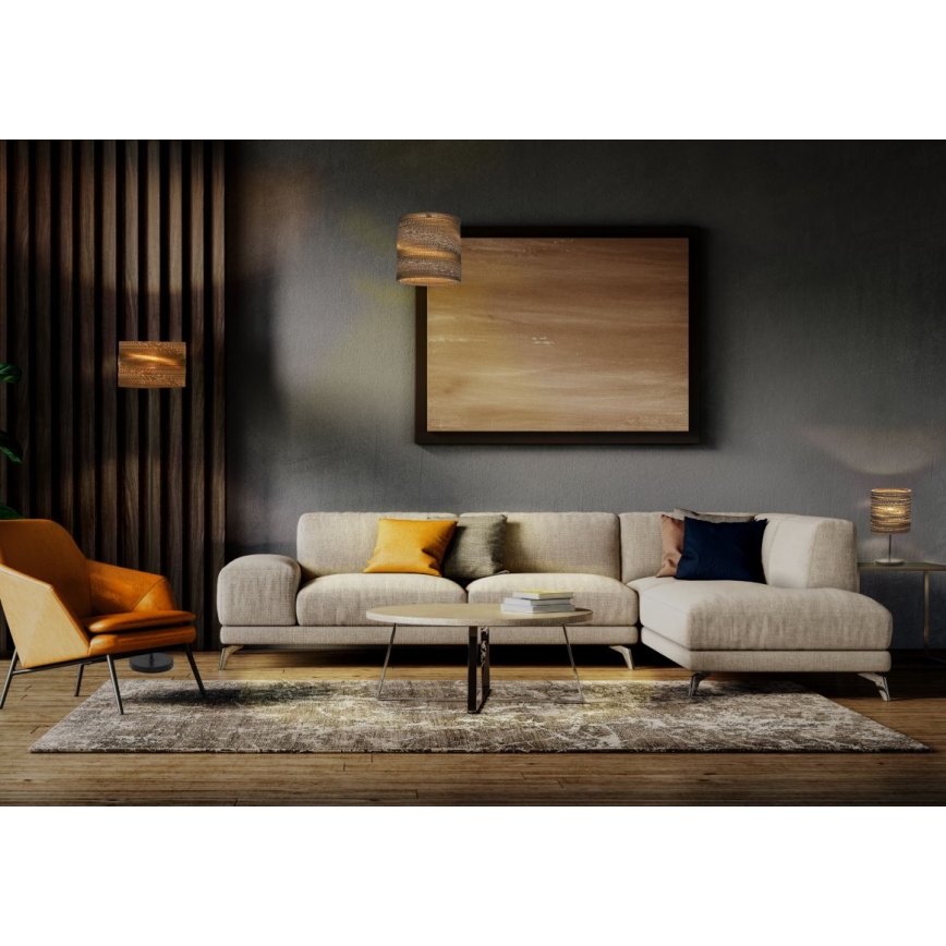 Ledvance - Luster na sajli DECOR CARDBOARD 1xE27/15W/230V pr. 25 cm