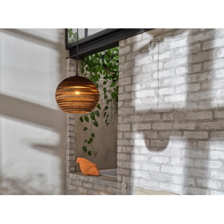 Ledvance - Luster na sajli DECOR CARDBOARD 1xE27/15W/230V pr. 26 cm