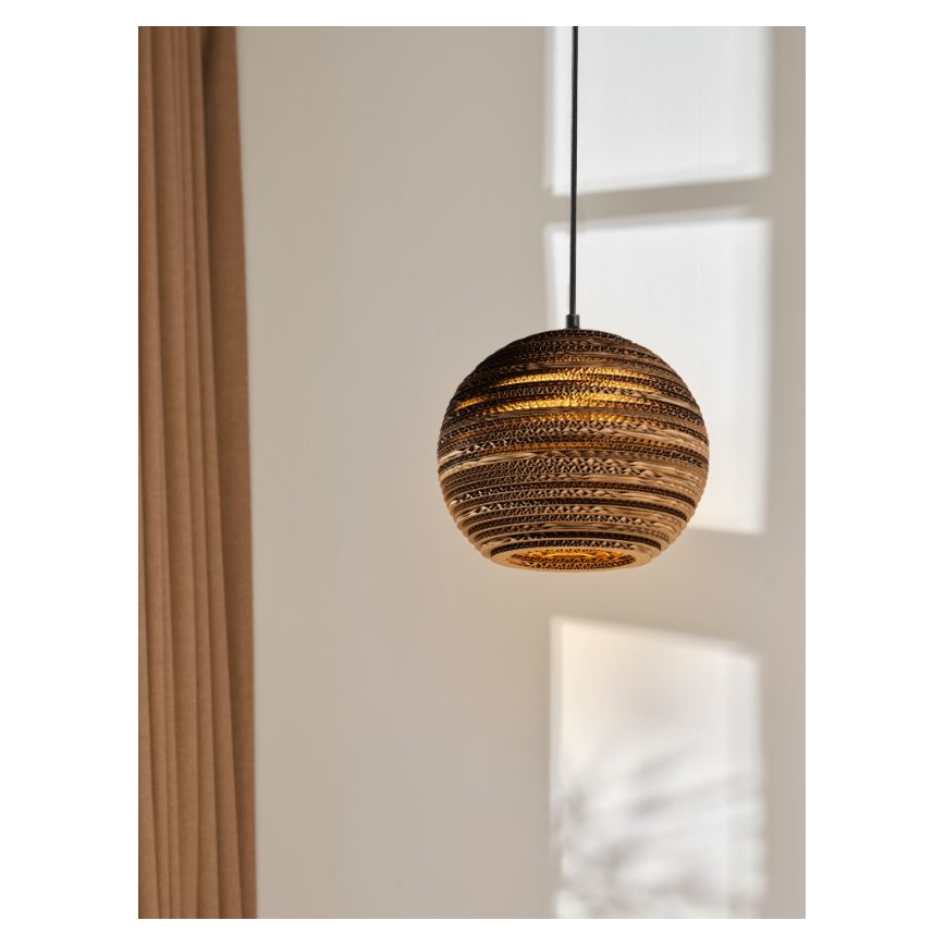 Ledvance - Luster na sajli DECOR CARDBOARD 1xE27/15W/230V pr. 26 cm