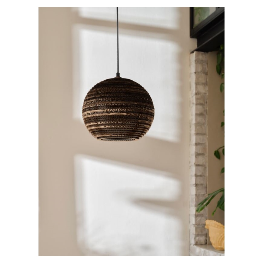 Ledvance - Luster na sajli DECOR CARDBOARD 1xE27/15W/230V pr. 26 cm
