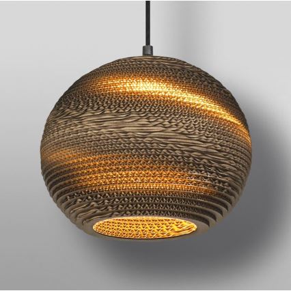 Ledvance - Luster na sajli DECOR CARDBOARD 1xE27/15W/230V pr. 26 cm