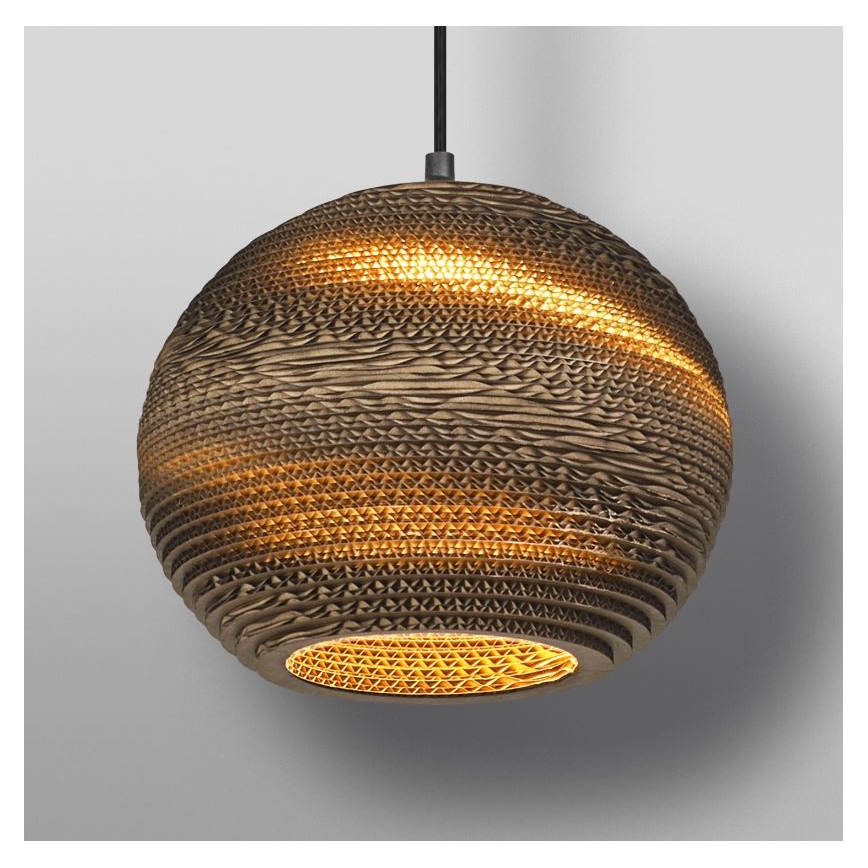Ledvance - Luster na sajli DECOR CARDBOARD 1xE27/15W/230V pr. 26 cm