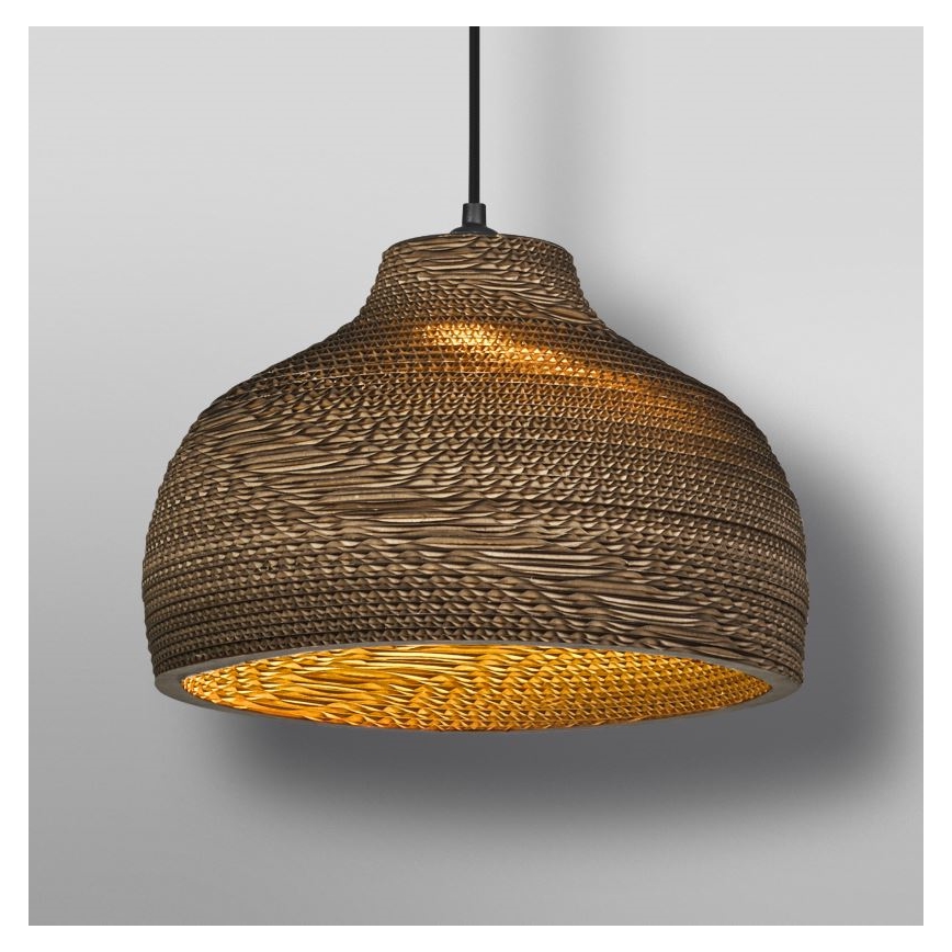 Ledvance - Luster na sajli DECOR CARDBOARD 1xE27/15W/230V pr. 36 cm