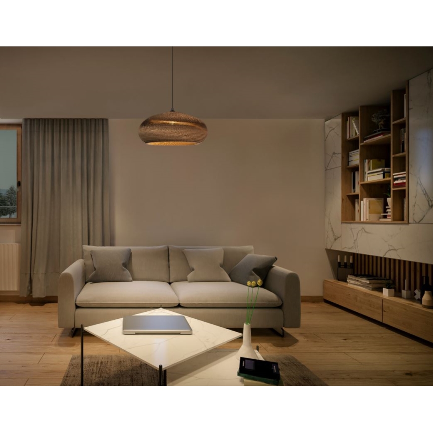 Ledvance - Luster na sajli DECOR CARDBOARD 1xE27/15W/230V pr. 40 cm