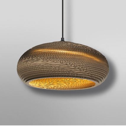 Ledvance - Luster na sajli DECOR CARDBOARD 1xE27/15W/230V pr. 40 cm