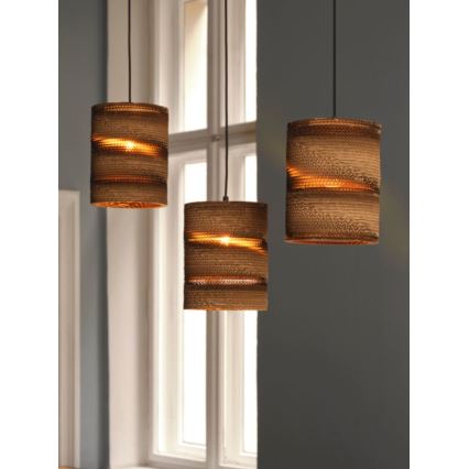 Ledvance - Luster na sajli DECOR CARDBOARD 3xE27/15W/230V