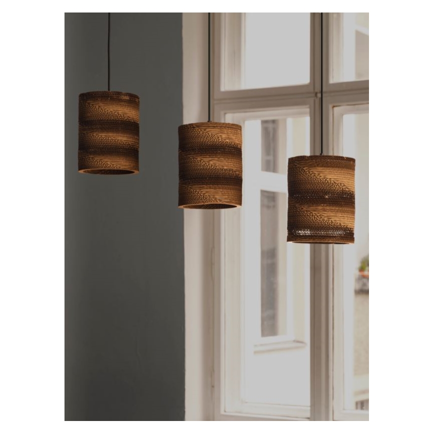 Ledvance - Luster na sajli DECOR CARDBOARD 3xE27/15W/230V