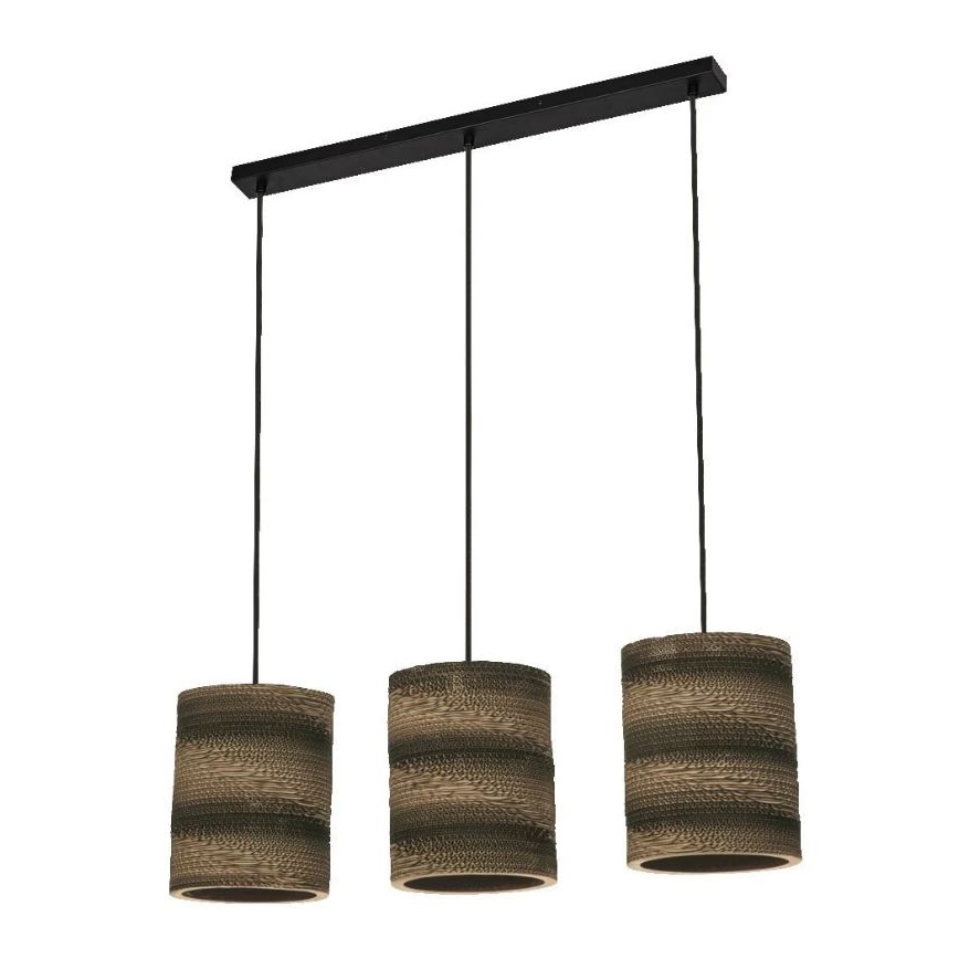 Ledvance - Luster na sajli DECOR CARDBOARD 3xE27/15W/230V