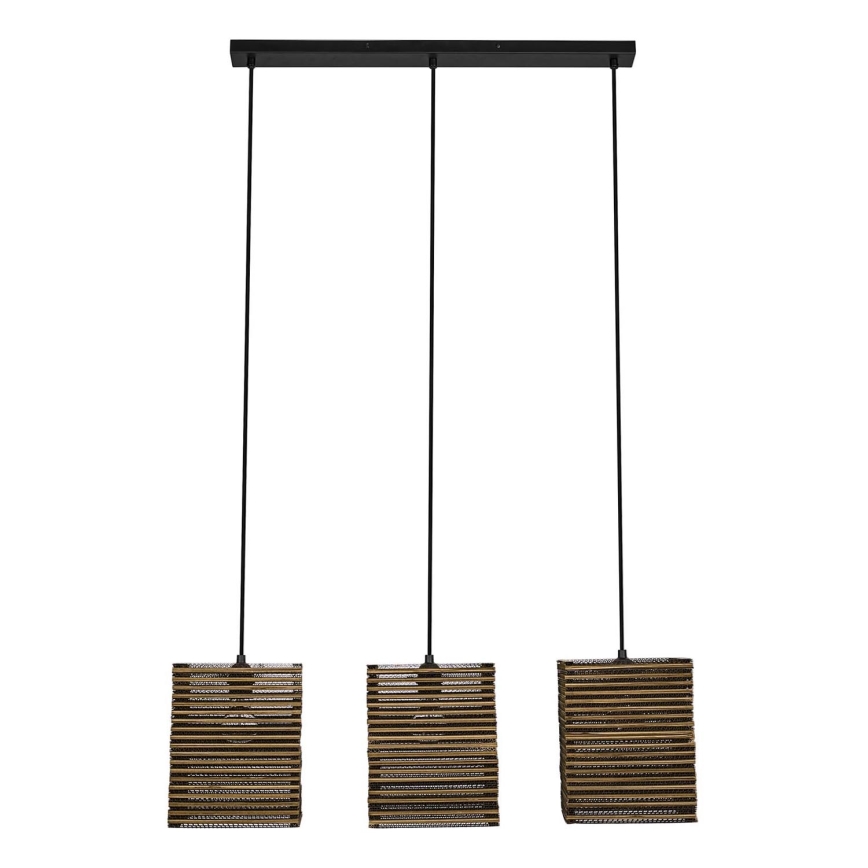 Ledvance - Luster na sajli DECOR CARDBOARD 3xE27/15W/230V