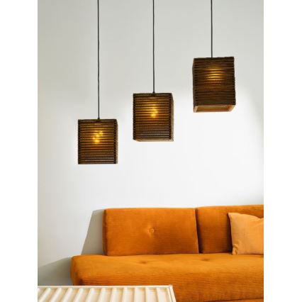 Ledvance - Luster na sajli DECOR CARDBOARD 3xE27/15W/230V