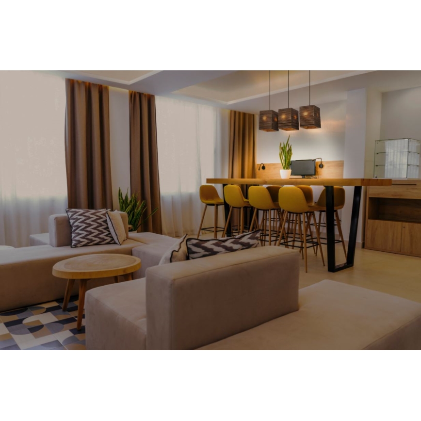 Ledvance - Luster na sajli DECOR CARDBOARD 3xE27/15W/230V