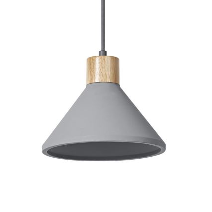 Ledvance - Luster na sajli DECOR CONCRETE 1xE27/15W/230V pr. 22 cm beton siva