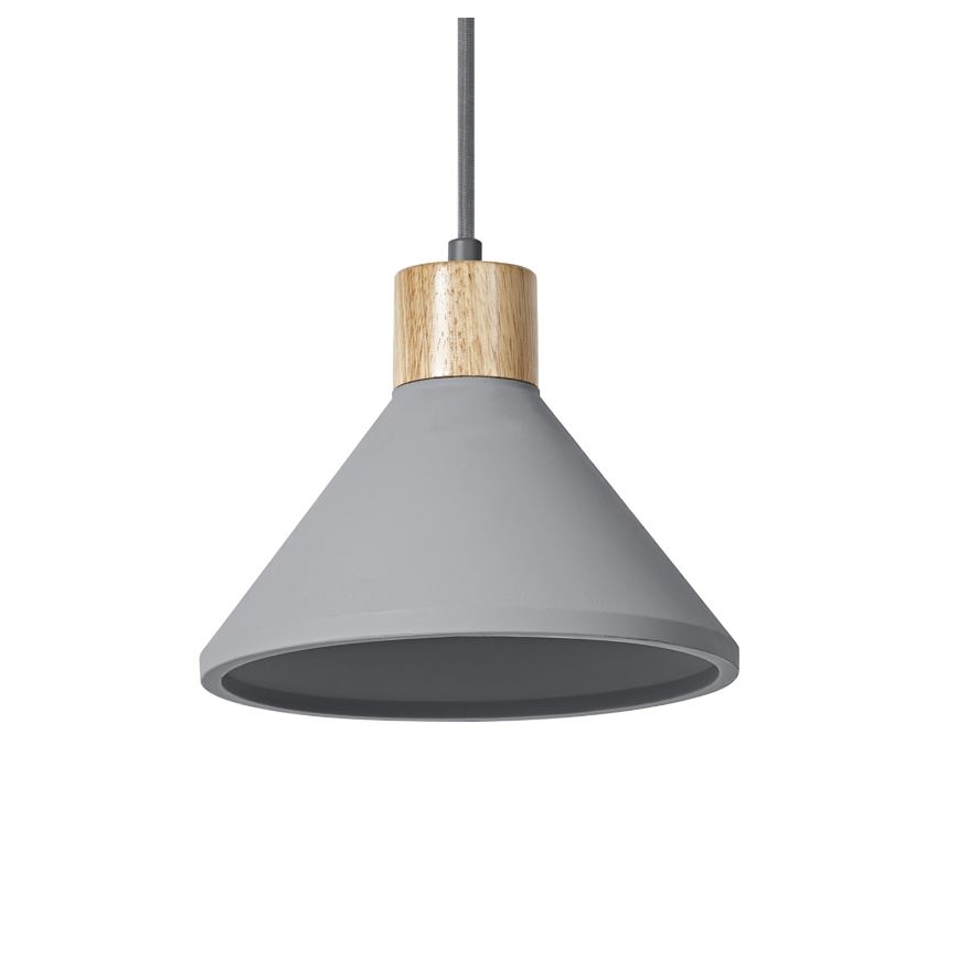 Ledvance - Luster na sajli DECOR CONCRETE 1xE27/15W/230V pr. 22 cm beton siva