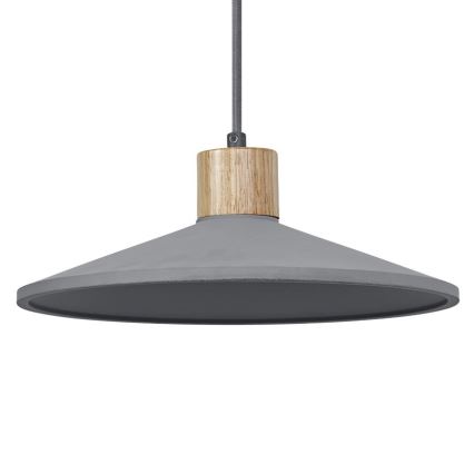 Ledvance - Luster na sajli DECOR CONCRETE 1xE27/15W/230V pr. 32 cm beton siva