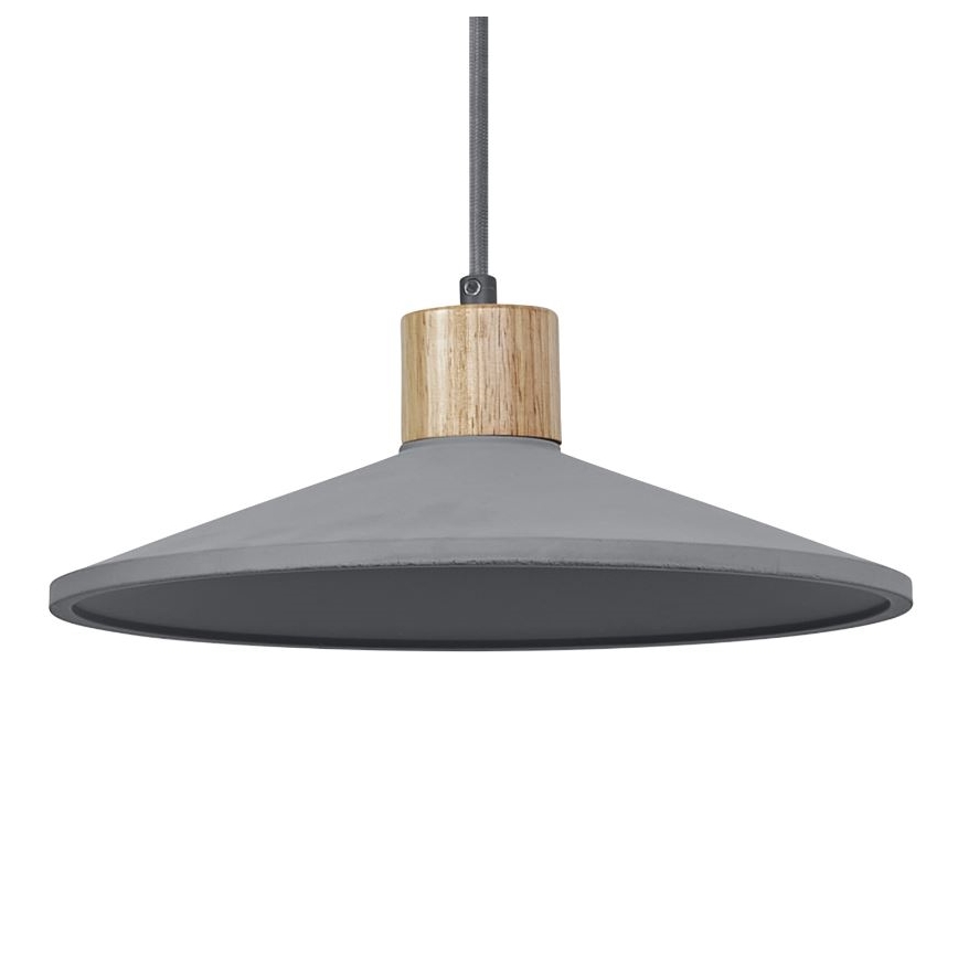 Ledvance - Luster na sajli DECOR CONCRETE 1xE27/15W/230V pr. 32 cm beton siva