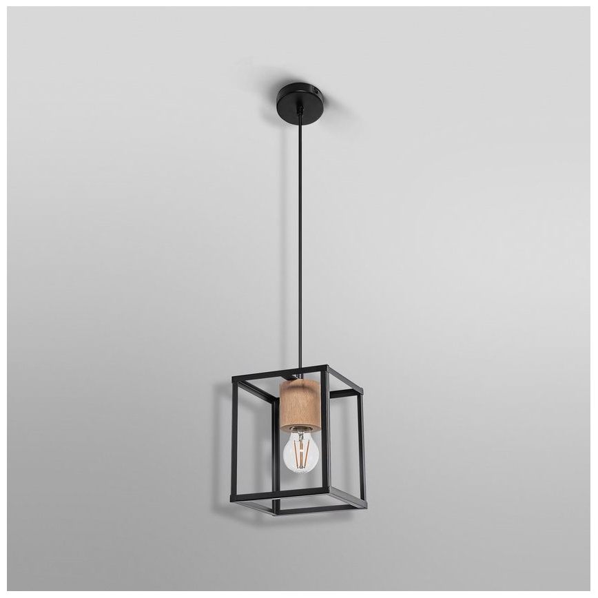 Ledvance - Luster na sajli DECOR NAIROBI 1xE27/15W/230V kaučukovac
