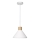 Ledvance - Luster na sajli DECOR PLASTER 1xE27/25W/230V pr. 22 cm gips bijela