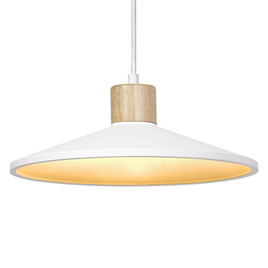 Ledvance - Luster na sajli DECOR PLASTER 1xE27/25W/230V pr. 32 cm gips bijela
