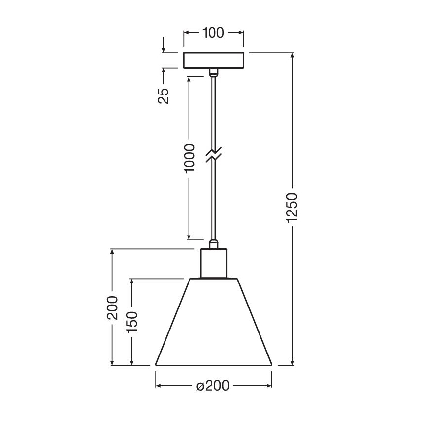 Ledvance - Luster na sajli DECOR RAFFIA 1xE27/15W/230V rafija