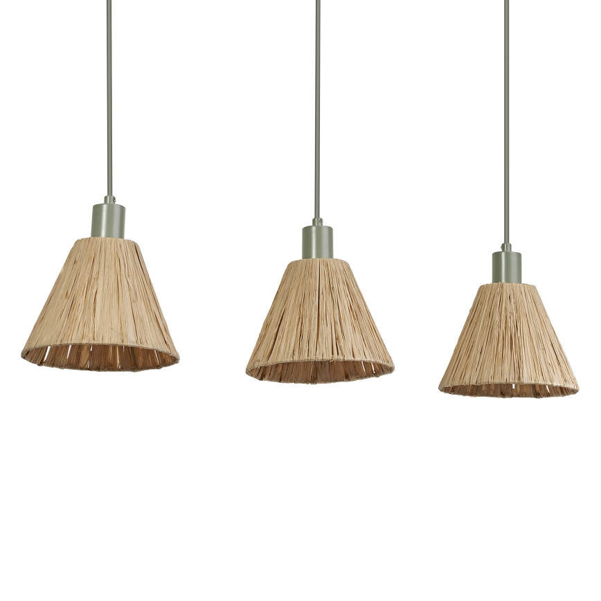 Ledvance - Luster na sajli DECOR RAFFIA 3xE27/15W/230V rafija