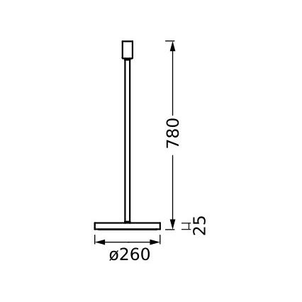 Ledvance - Noga lampe DECOR STICK 1xE27/40W/230V bež